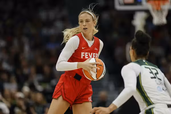 Teen girls say WNBA co-owner CURSED at them for holding sign thanking Sophie Cunningham during game