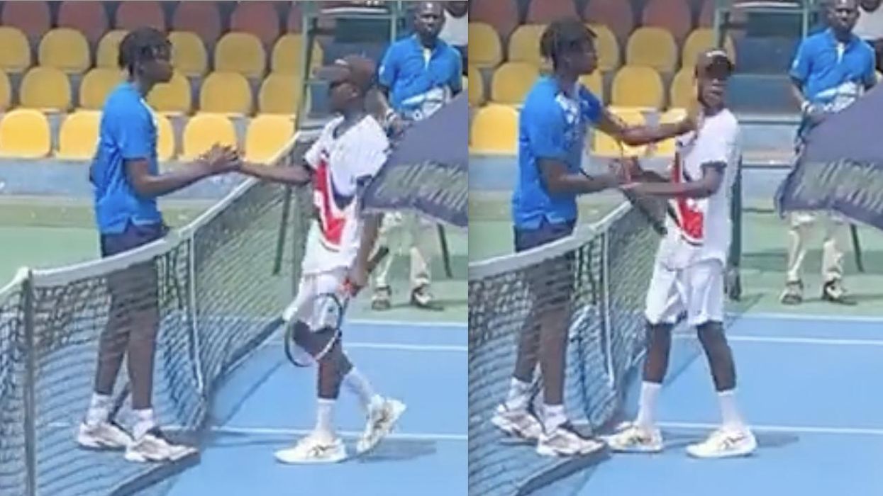 Teen tennis player slaps opponent's face after losing match, drawing Will Smith-Chris Rock comparisons