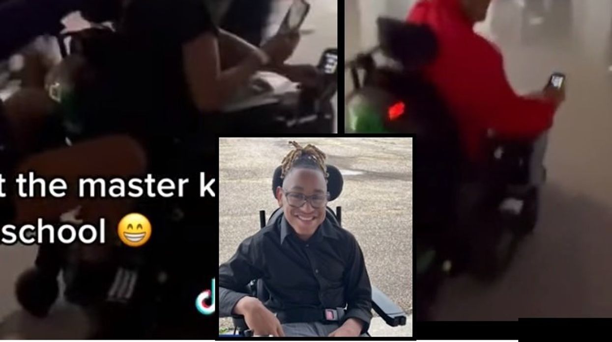 Teen with cerebral palsy devastated after students take his electric wheelchair, film themselves riding around on it as a 'prank': Video