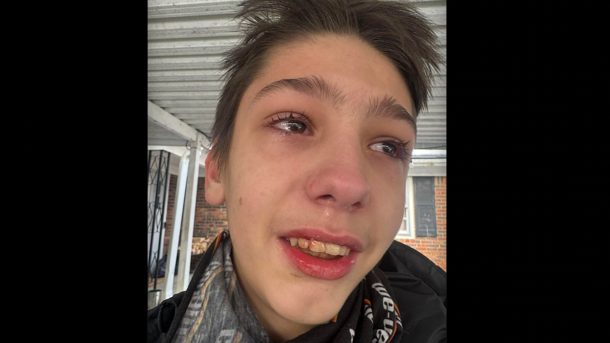 'Tell your f**kin' stupid-a** dad to come f**kin' talk to me!' Male, 45, who appeared to punch boy, 14, faces another felony