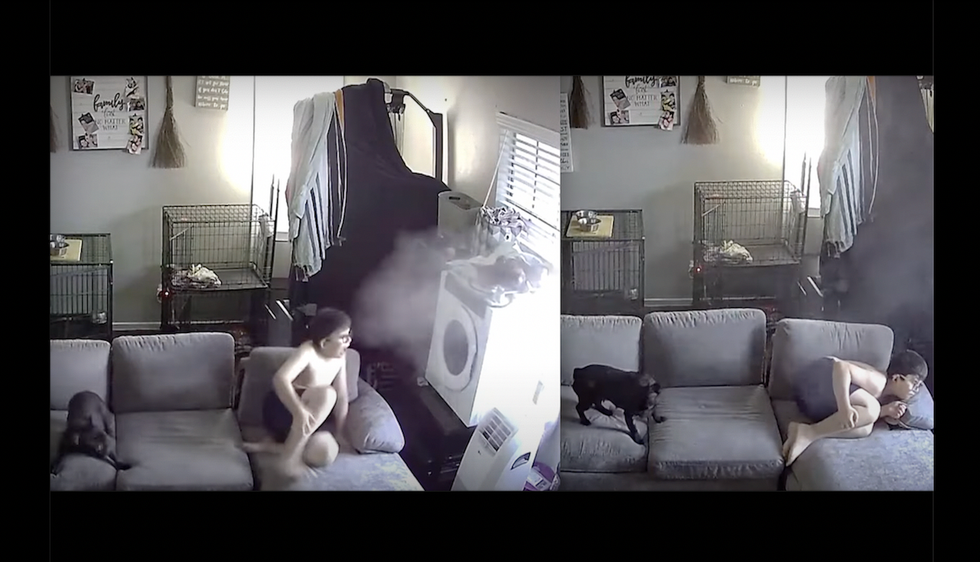 Terrifying video: 9-year-old boy relaxes in his home before dinner when drive-by bullets pierce wall, fly inside