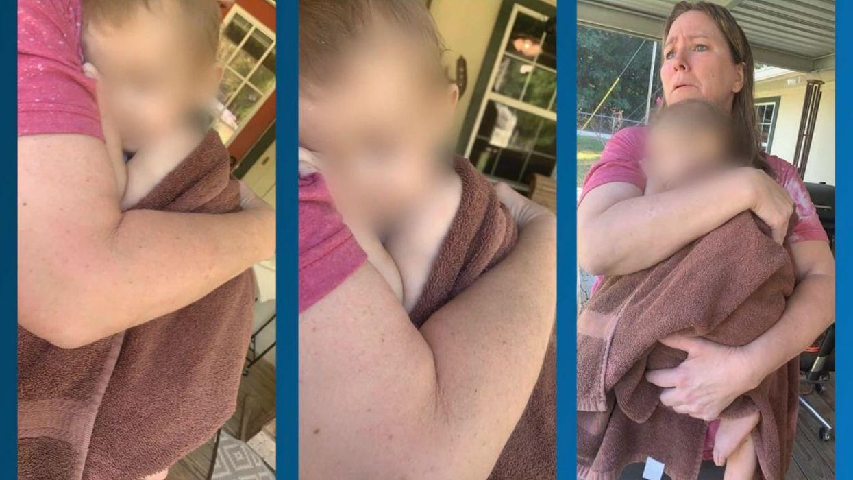 Texas family discovers abandoned baby in backyard shed after man steals neighbor's vehicle