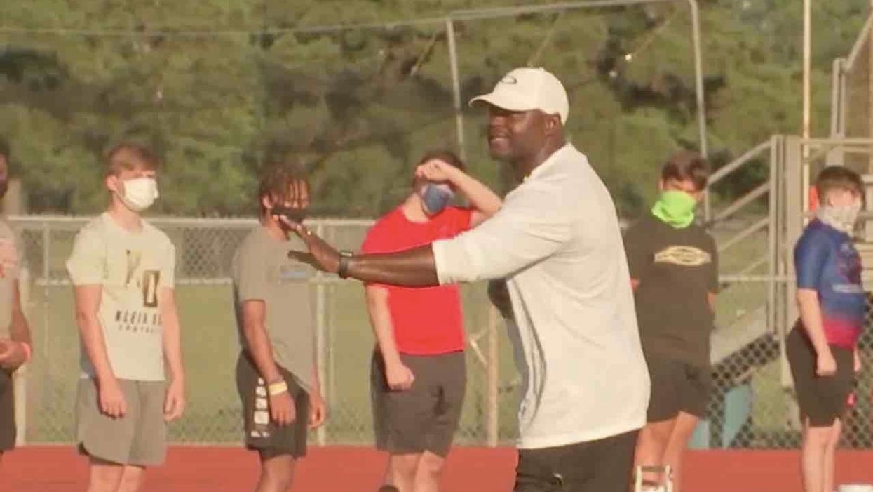 Texas HS football coach makes powerful declaration to his players: 'Your skin color, your race, your religion — that won't divide us!'
