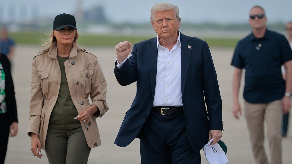 Texas man allegedly threatened to shoot Trump on visit to flooding disaster: 'I won't miss'