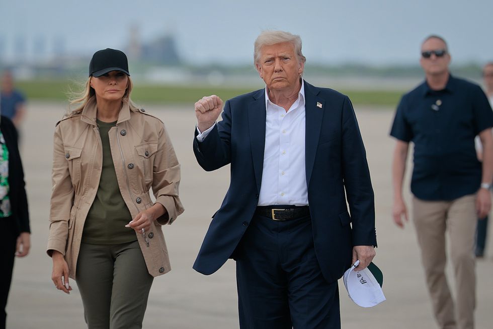 Texas man allegedly threatened to shoot Trump on visit to flooding disaster: 'I won't miss'
