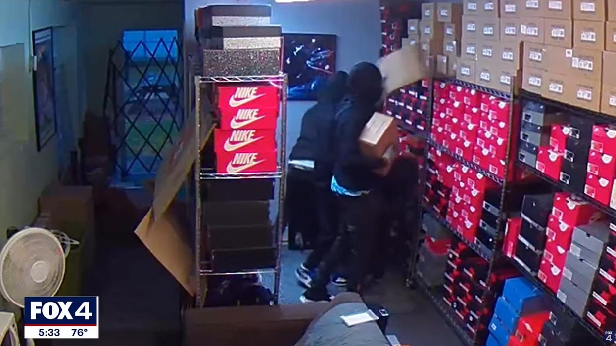 Texas store owner trips up shoe thieves, leaving them with half of what they wanted and none of what they could resell