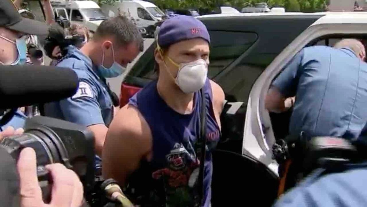 'That's bulls**t!': Onlookers furious at five police officers during arrest of one person leaving NJ gym