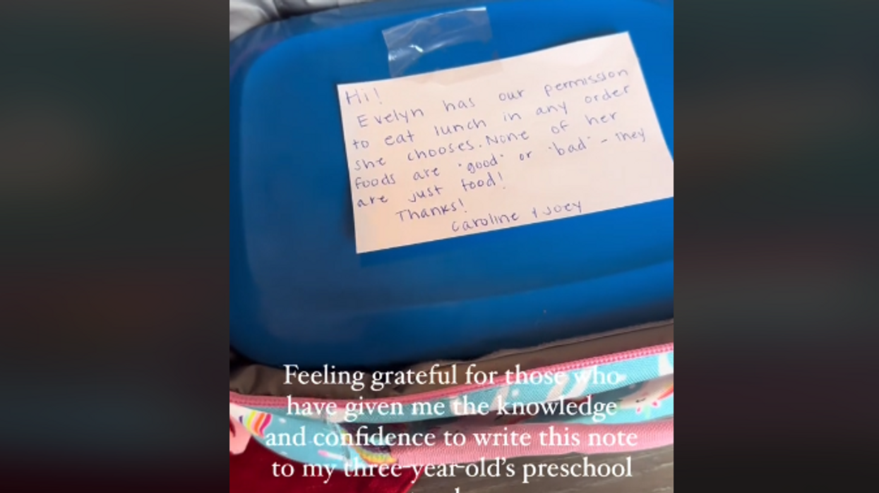 'That's silly': Frustrated mother leaves note in her 3-year-old's lunchbox for teacher about 'good' and 'bad' foods