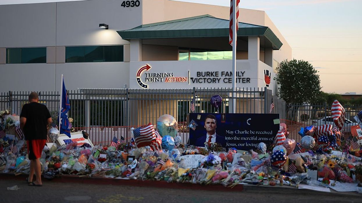 'That's why he was shot': College students caught on camera destroying Charlie Kirk memorial