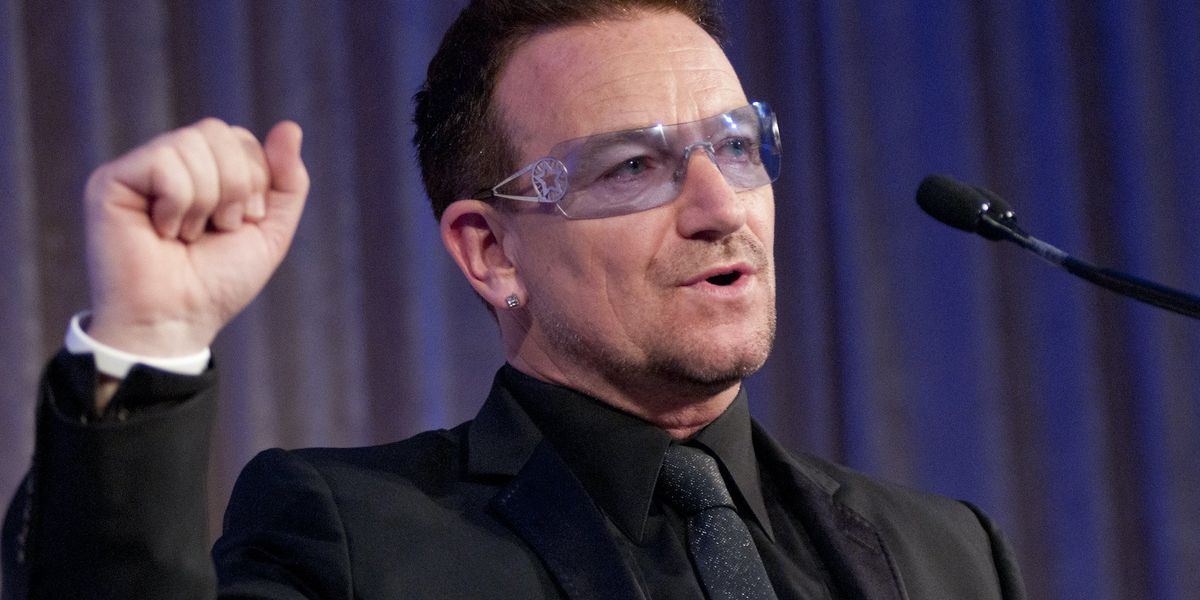 That time Bono realized the free market and commerce help people more than the redistribution of money That time Bono realized the free market and commerce help people more than the redistribution of money