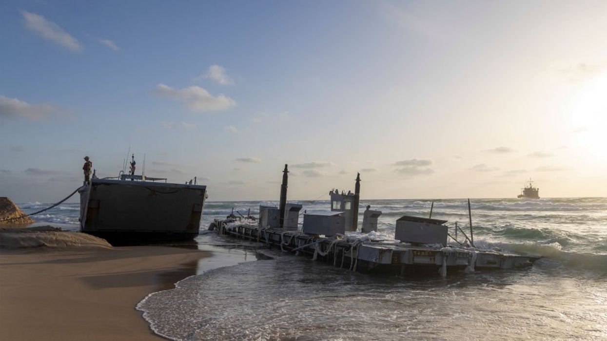 The Biden administration's pier to aid Gaza now can't operate at all