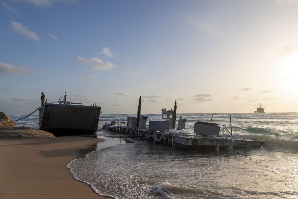 The Biden administration's pier to aid Gaza now can't operate at all
