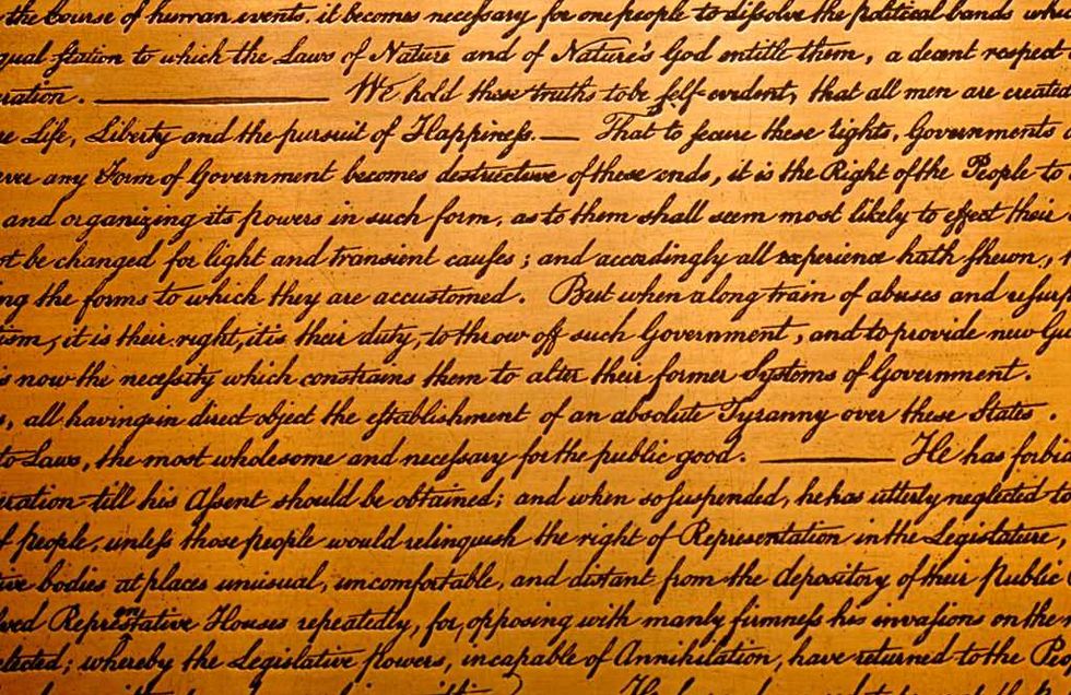 The Declaration is not a relic. It is a warning.