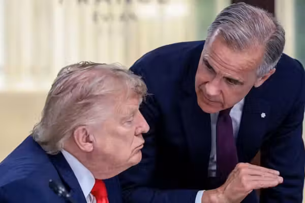 The end of 'elbows up'? Mark Carney makes nice with Trump