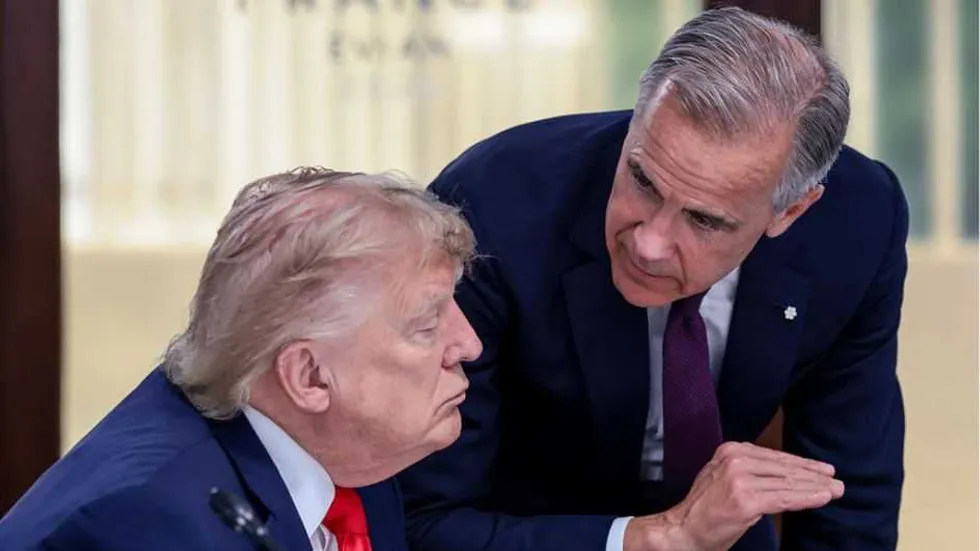 The end of 'elbows up'? Mark Carney makes nice with Trump