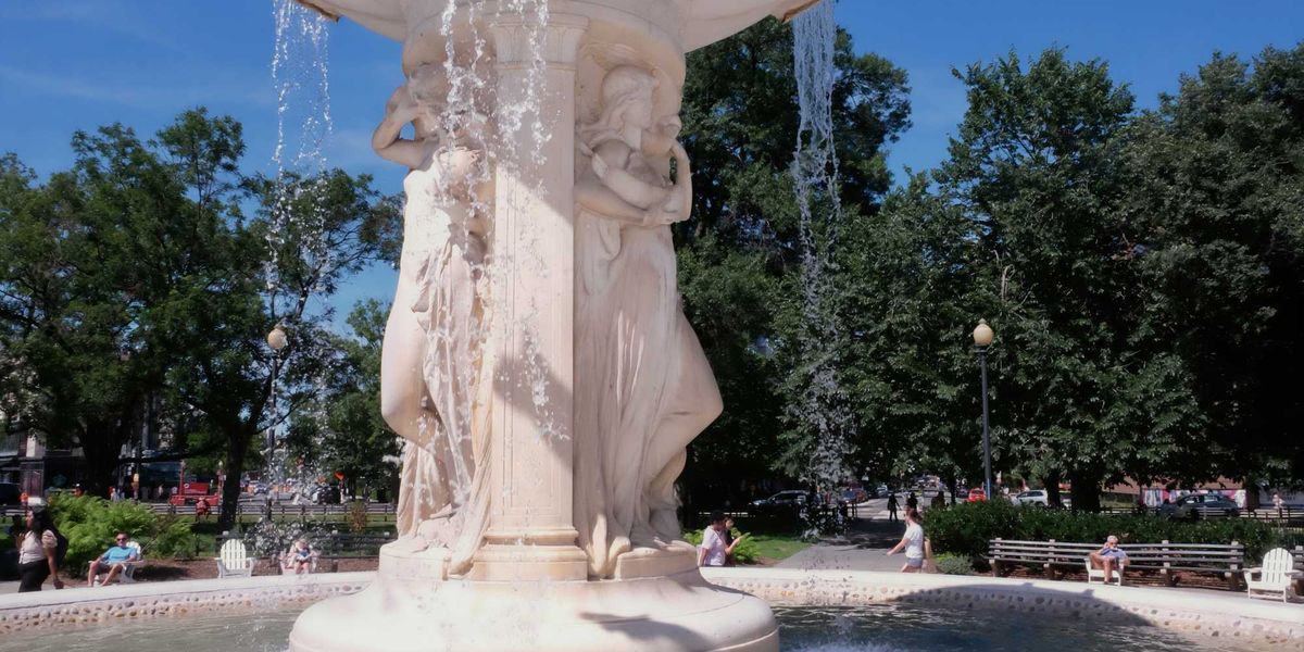 The fountains in DC are back on. It turns out that decline was 'a choice.'
