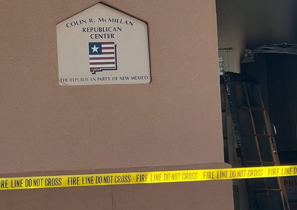 'The Left is completely out of control': New Mexico GOP headquarters torched in 'horrific attack'