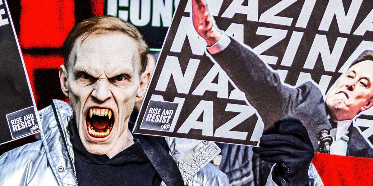 The left needs fascists like vampires need blood The left needs fascists like vampires need blood