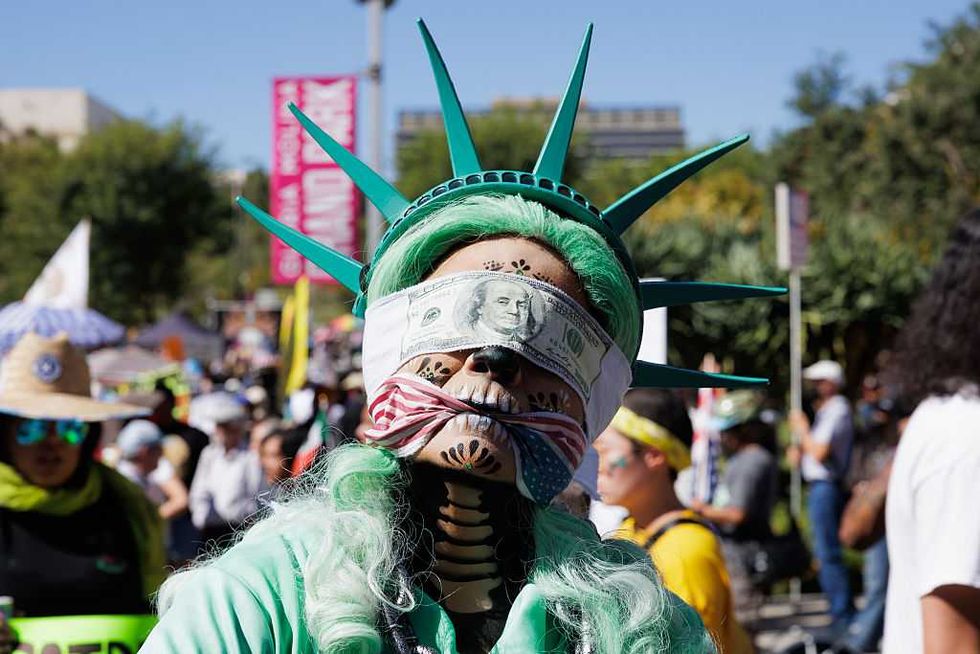 The left's costume party: Virtue signaling as performance art