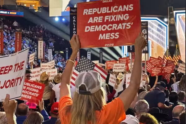 The mood is high as midterm convention gets under way