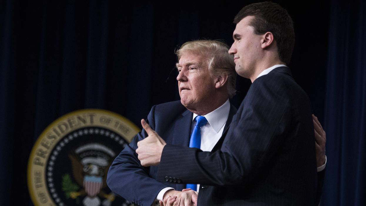 The right pays tribute to Charlie Kirk