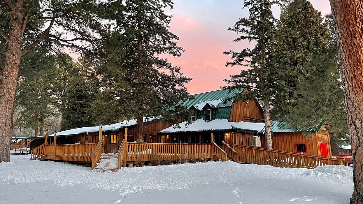 The Wagon Box, a rustic retreat in Story, Wyoming.