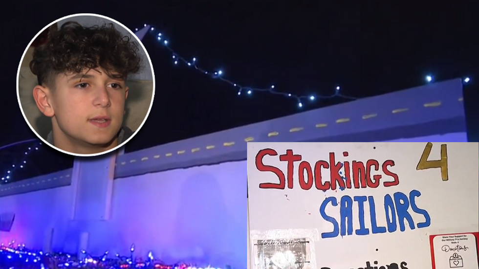 'They are not forgotten': Pennsylvania teen stuffs 3,000 Christmas stockings for sailors aboard USS George Washington