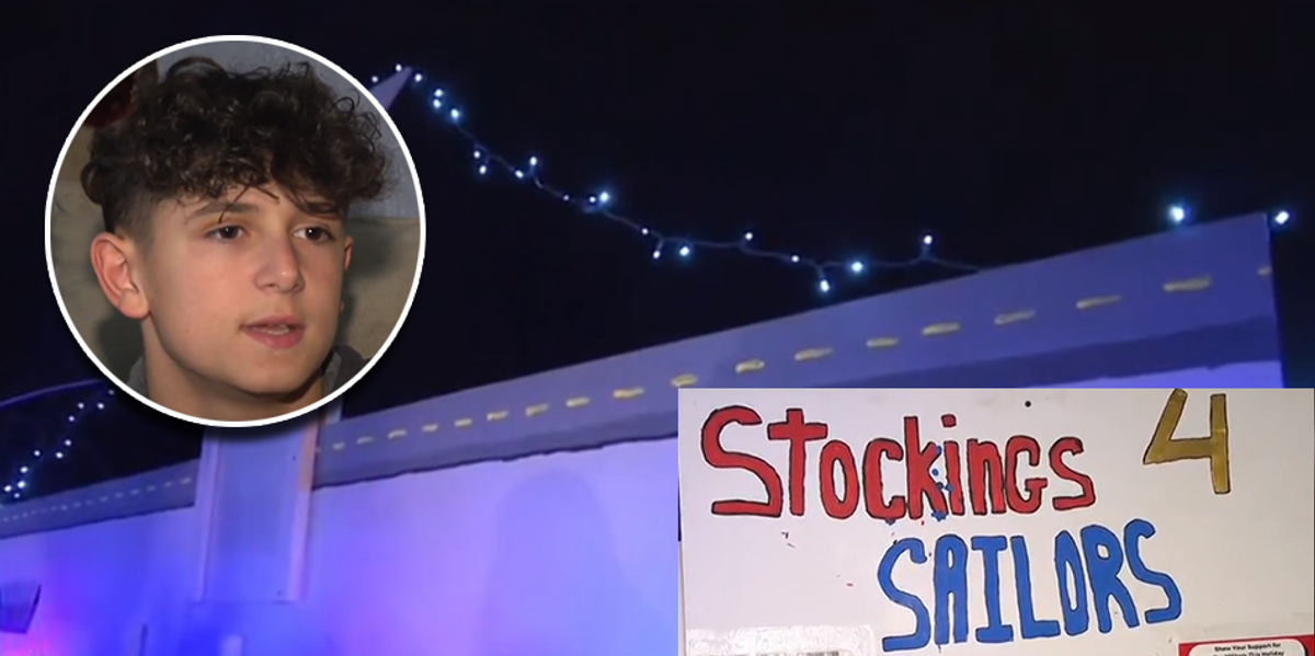 NextImg:'They are not forgotten': Pennsylvania teen stuffs 3,000 Christmas stockings for sailors aboard USS George Washington | Blaze Media