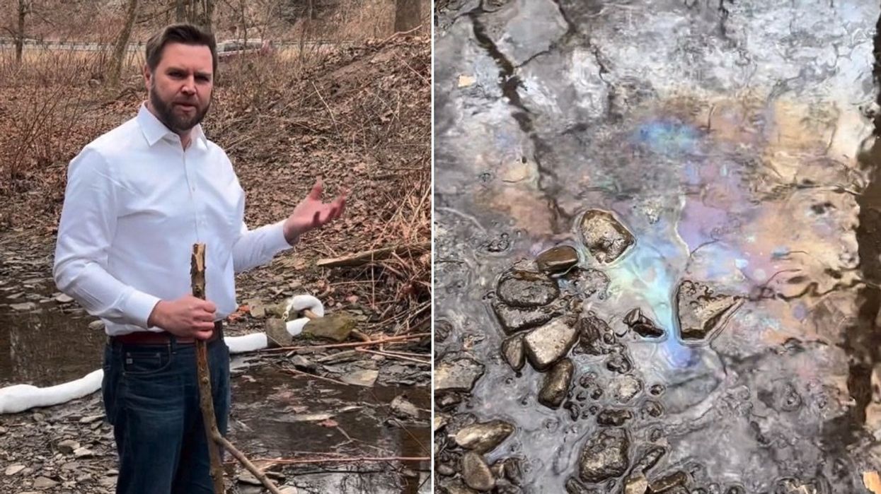 'This is disgusting': Watch JD Vance reveal environmental horrors of East Palestine train derailment