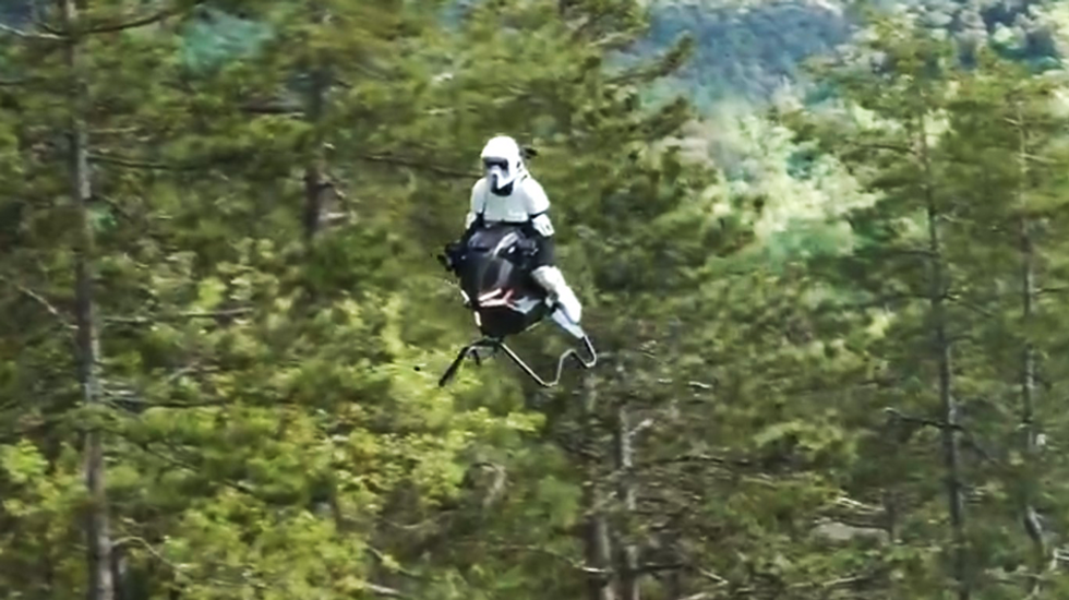 This 'Star Wars' vehicle is now real, and you don't need a license to fly one