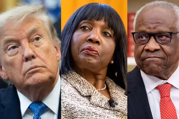 Thomas RAILS against SCOTUS ruling on firing of Fed governor — with 2 conservatives siding with liberals
