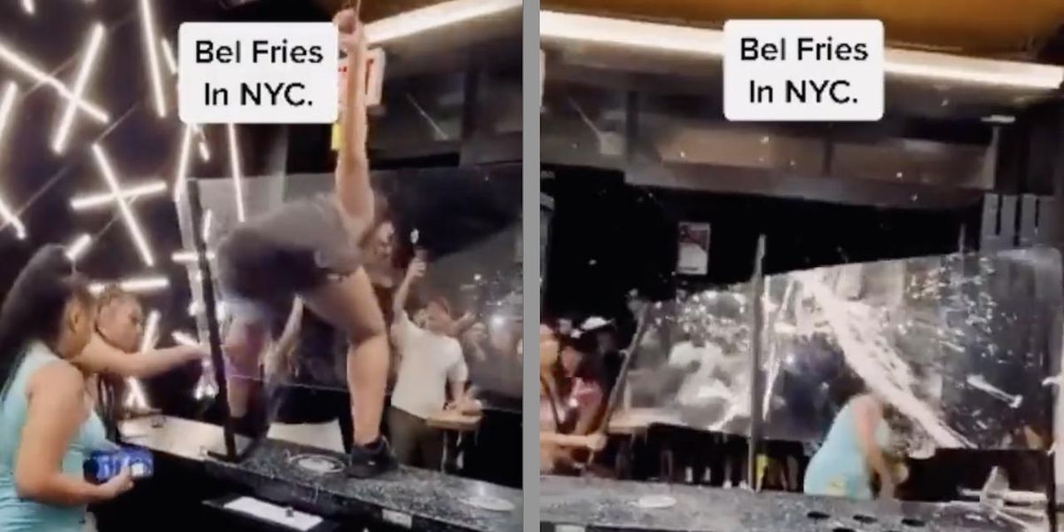 Three women trash NYC eatery reportedly over $1.75 extra sauce fee; employees injured, onlookers cheer. One suspect allegedly punches arresting cop in face. | Blaze Media