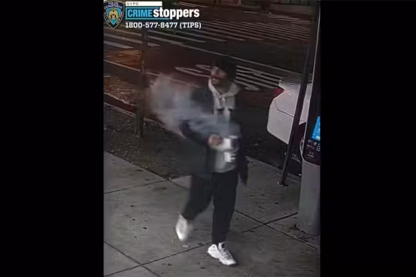 Thug sneaks up on man outside NYC eatery and dumps 'bubbling,' 'smoking' substance on him, causing severe burns