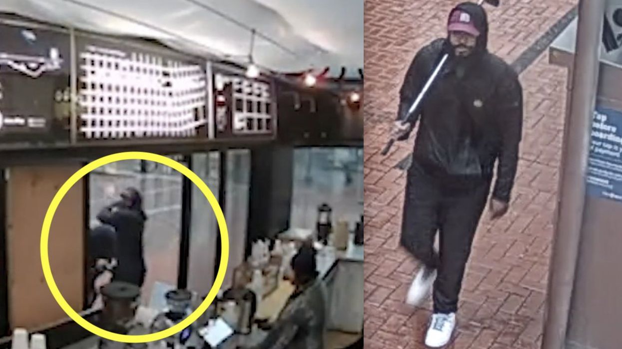 Thug uses golf club to knock man senseless in unprovoked Portland attack, then throws hot coffee at him and stomps on his head