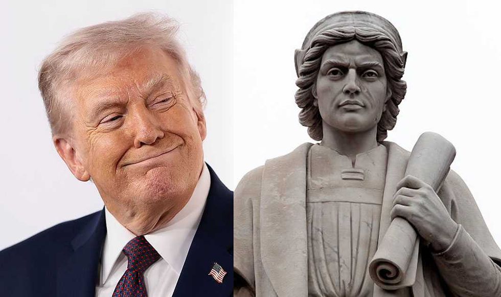 'Thugs do not rule America': Replica of Columbus statue toppled by liberal mob may soon have a home — the White House