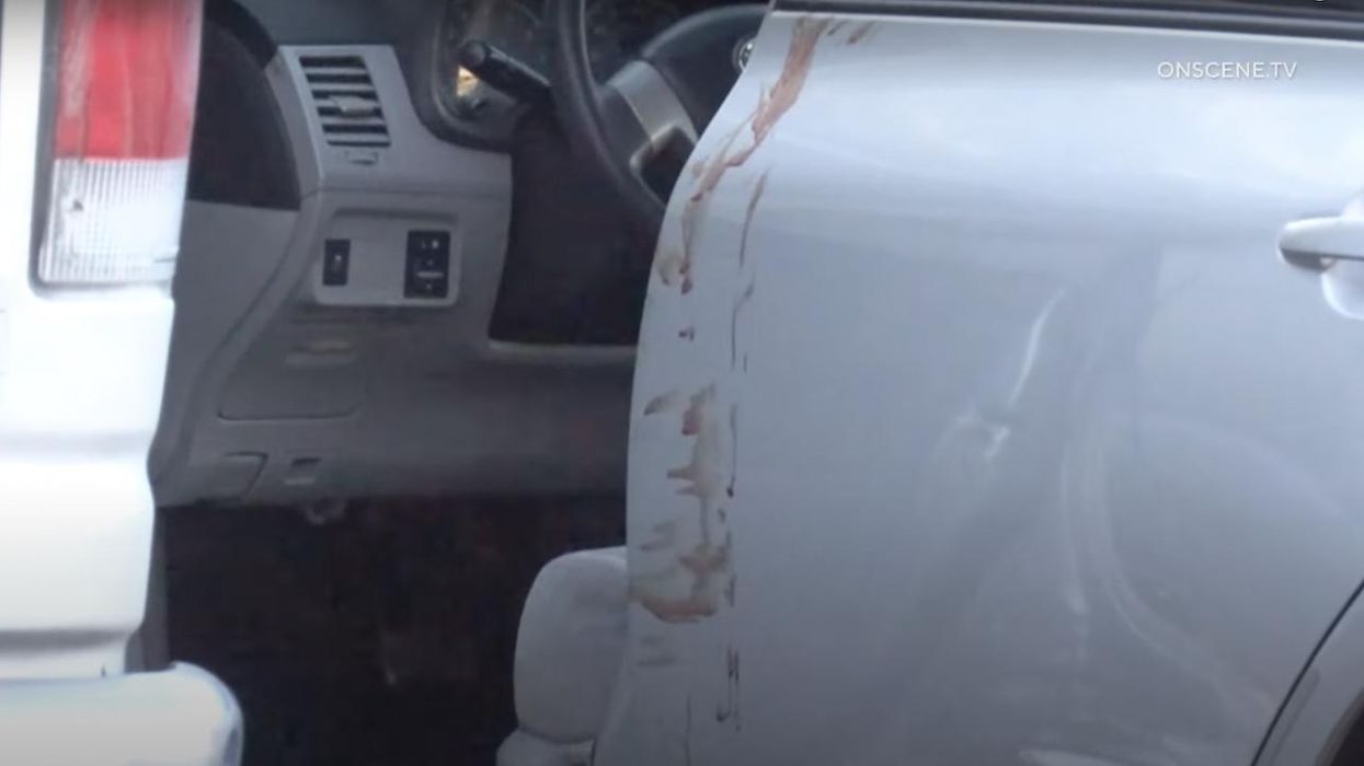 Thugs physically attack teen as he reports for work — then carjack him. But kid fights back, jumps in car, stabs crook behind wheel who pointed gun at him.