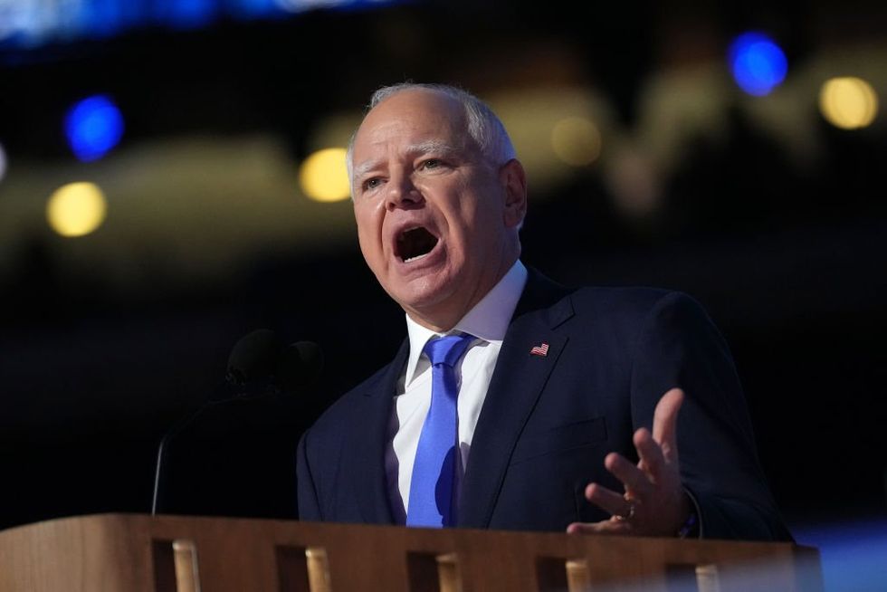 Tim Walz dances around controversy during DNC speech, mentions IVF; wife references 'command sergeant major' rank