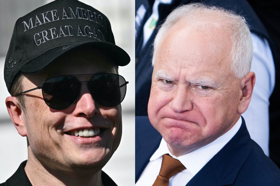 Tim Walz mocks Tesla's stock slide and gets obliterated by Elon Musk's brutal response