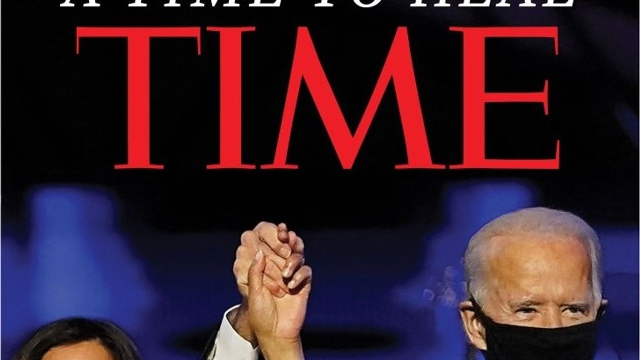 Time magazine cover declares that Biden's apparent victory represents 'A time to heal'