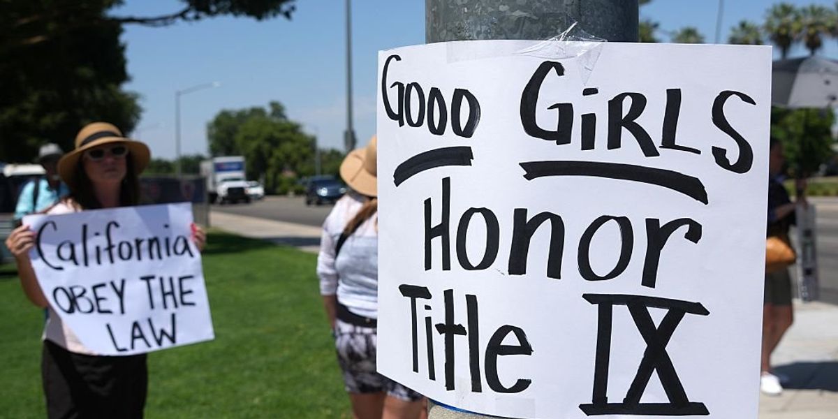 Title IX was a promise. Democrats have broken it. Title IX was a promise. Democrats have broken it.