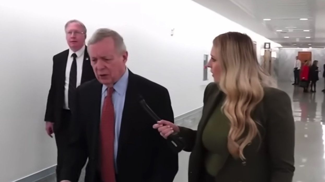 Top Democrat gives bizarre answer when reporter confronts him about Jeffrey Epstein's flight logs