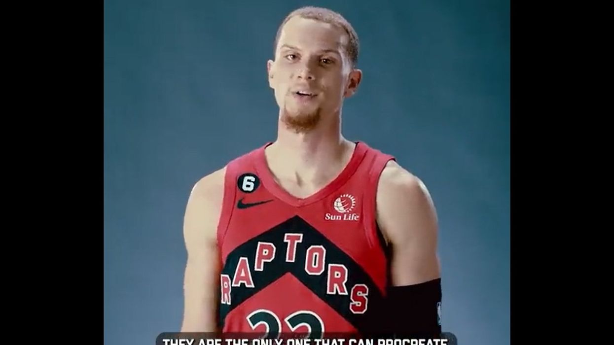 Toronto Raptors issue apology for 'Women's History Month' video that suggested only women can have babies