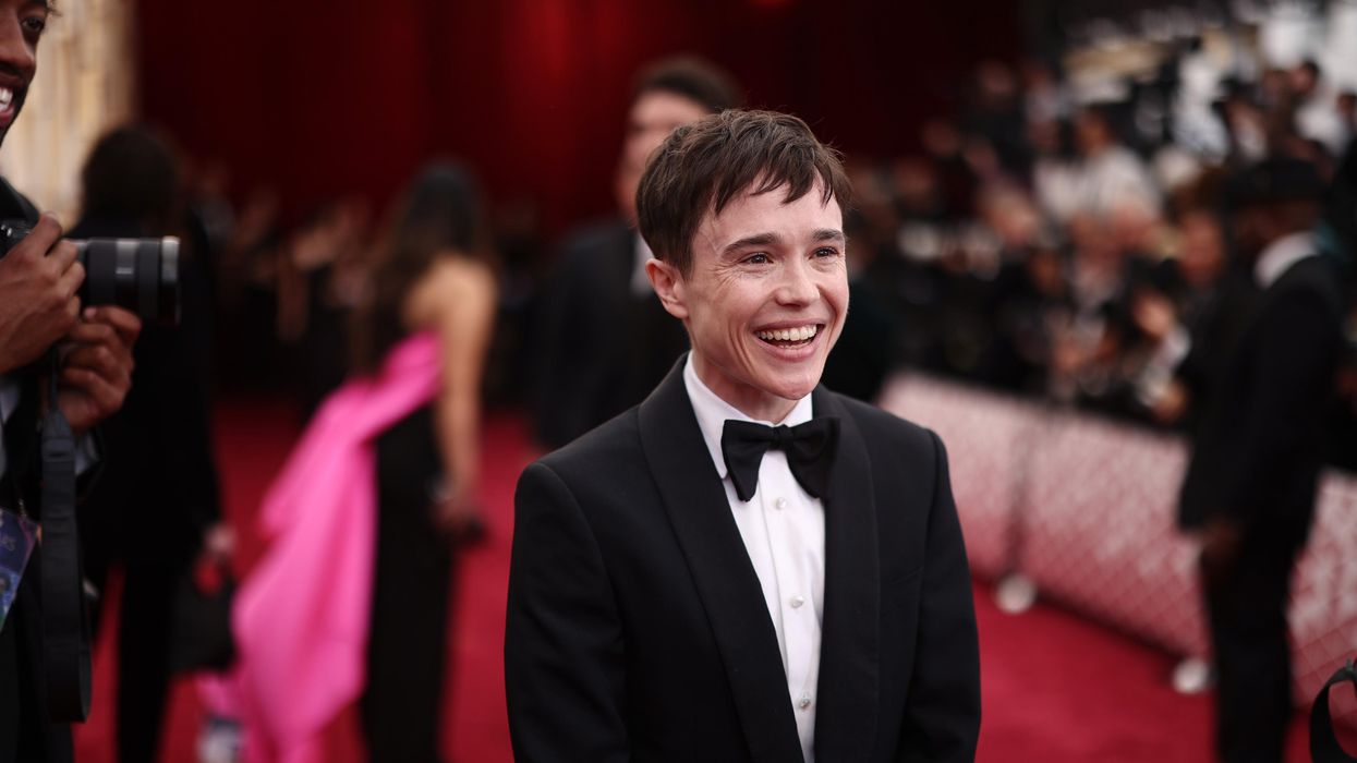 Trans actor who lamented 'pain' of previously having to wear a dress to star-studded Oscars says wearing a suit to 2022 ceremony was pure 'trans joy'
