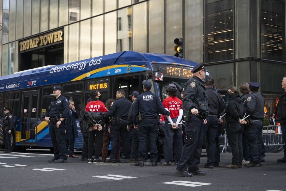 Trans-identifying city council official arrested at Trump Tower protest