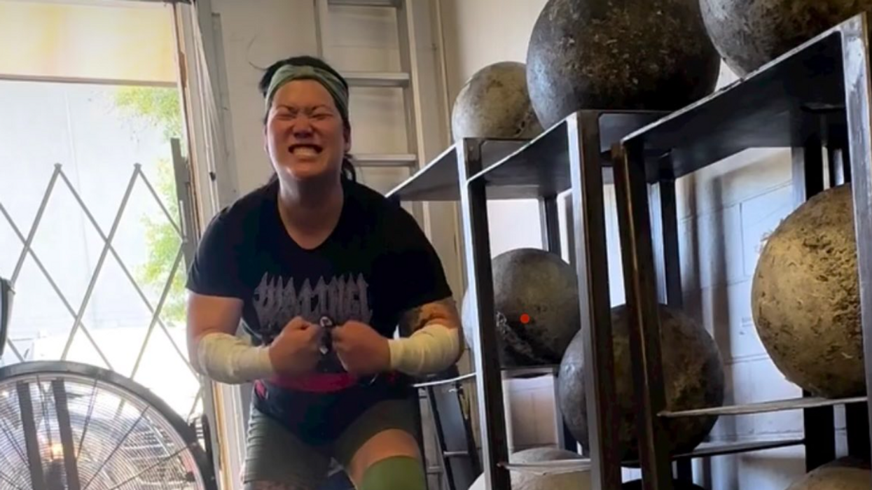 Trans weightlifter mocks female competitors as 'vile evil bigots' — taunts women about 'p**sing next to them'