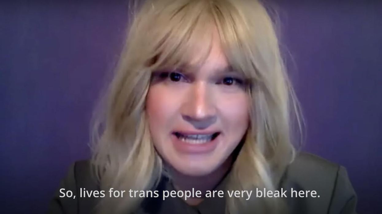 Transgender woman who wants to leave Ukraine rips country's transphobia, says 'there's no way Ukrainian border people can let me through'
