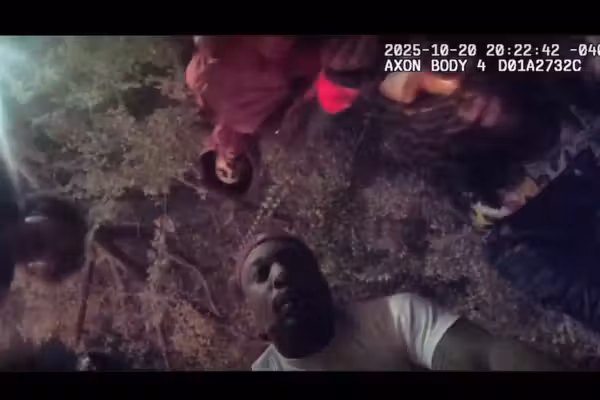 'True heroes': Brothers rescue cop from cruiser engulfed in flames — and credit their mother, who taught them the Golden Rule