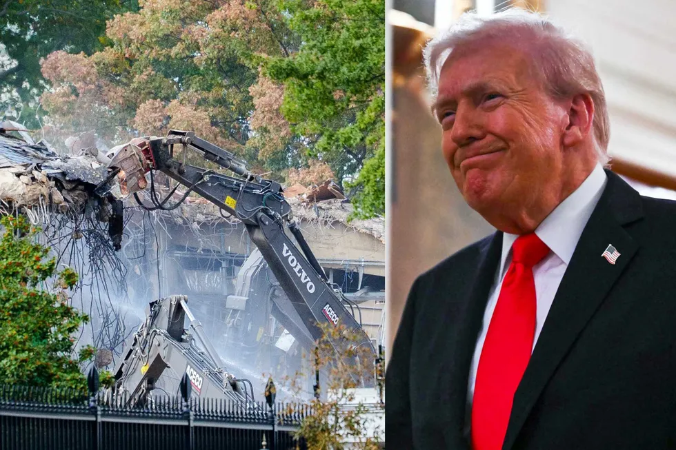 Trump administration mocks outrage of 'unhinged leftists' as construction of ballroom begins at White House