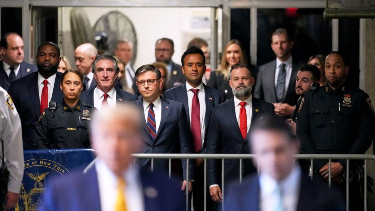 Trump allies pack courtroom, denounce Bragg’s show trial circus