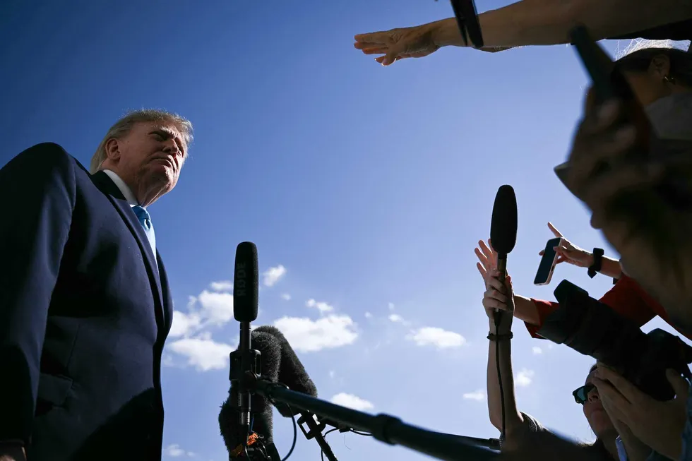 Trump calls for New York Times and other outlets to be 'arrested' over reports on rally attendance